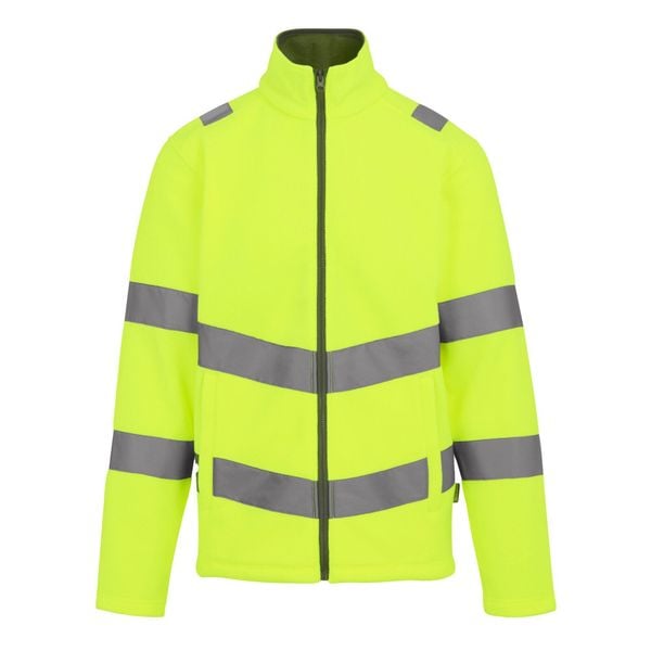 Męska Kurtka Pro Contract Thor HiVis Fleece Jacket. Żółte kurtki Regatta, na zimę, m, bez wzorów, z materiału, bez kaptura. Za 138.99 zł.