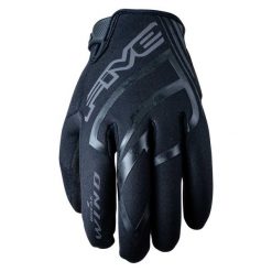 Rękawiczki WB (WIATROWNICA) - CZARNE (czarne) - XS/7. Czarne rękawiczki FIVE GLOVES, bez wzorów. Za 165.00 zł.