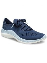 Crocs Sneakersy "LiteRide 360" w kolorze granatowym rozmiar: 39/40. Niebieskie buty sportowe casual Crocs, bez wzorów, bez zapięcia. Za 179.64 zł.