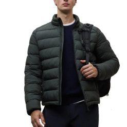 Kurtka ECOALF BERET Zielony. Zielone kurtki Ecoalf, m, bez wzorów, z tkaniny, bez kaptura. Za 786.11 zł.