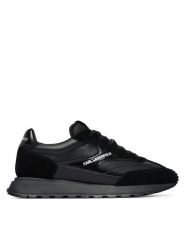 KARL LAGERFELD Sneakersy Kairo KL51117 Czarny. Czarne buty sportowe casual KARL LAGERFELD, bez wzorów, ze skóry, bez zapięcia. Za 919.99 zł.