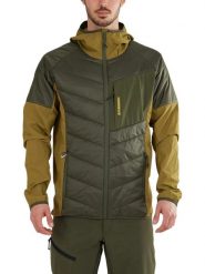 Kurtka softshell męska Fundango Gaara Hybrid. Zielone kurtki Fundango, m, bez wzorów, z materiału, bez kaptura. Za 499.00 zł.