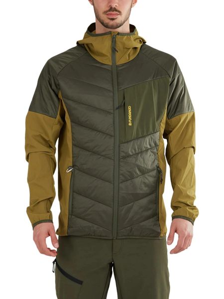 Kurtka softshell męska Fundango Gaara Hybrid. Zielone kurtki Fundango, m, bez wzorów, z materiału, bez kaptura. Za 499.00 zł.