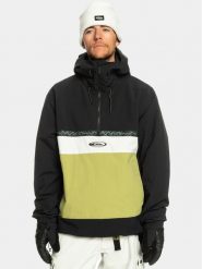 Quiksilver Kurtka anorak Steeze Jk Snjt EQYTJ03421 Czarny Regular Fit. Czarne kurtki Quiksilver, m, bez wzorów, z syntetyku, bez kaptura. Za 829.99 zł.