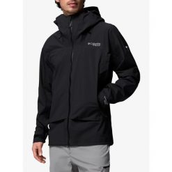 Kurtka z membraną męska Columbia Saudan Pro 3L Shell. Czarne kurtki Columbia, l, bez wzorów, bez kaptura. Za 1,143.99 zł.