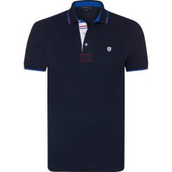 Koszulka polo "Cubic" w kolorze granatowym. Koszulki polo marki Sir Raymond Tailor. W wyprzedaży za 173.95 zł.