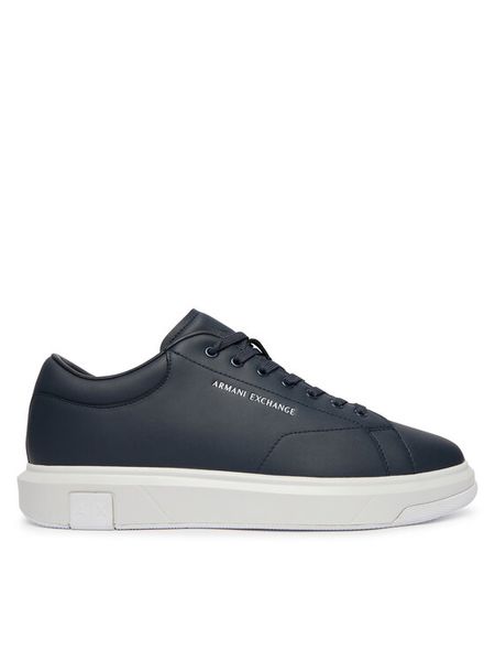 Armani Exchange Sneakersy XUX123 XV534 00285 Granatowy. Niebieskie buty sportowe casual Armani Exchange, bez wzorów, ze skóry, bez zapięcia. Za 829.99 zł.