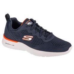 Buty sportowe Sneakersy męskie, Skech-Air Dynamight - Tuned Up. Niebieskie buty sportowe casual Skechers, bez wzorów, bez zapięcia. Za 289.99 zł.