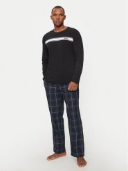 Boss Piżama 50527541 Granatowy Relaxed Fit. Niebieskie piżamy Boss, m, bez wzorów, z bawełny, bez ramiączek. Za 319.99 zł.