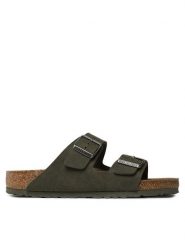 Birkenstock Klapki Arizona 1024550 Khaki. Brązowe klapki Birkenstock, z tworzywa sztucznego. Za 399.99 zł.