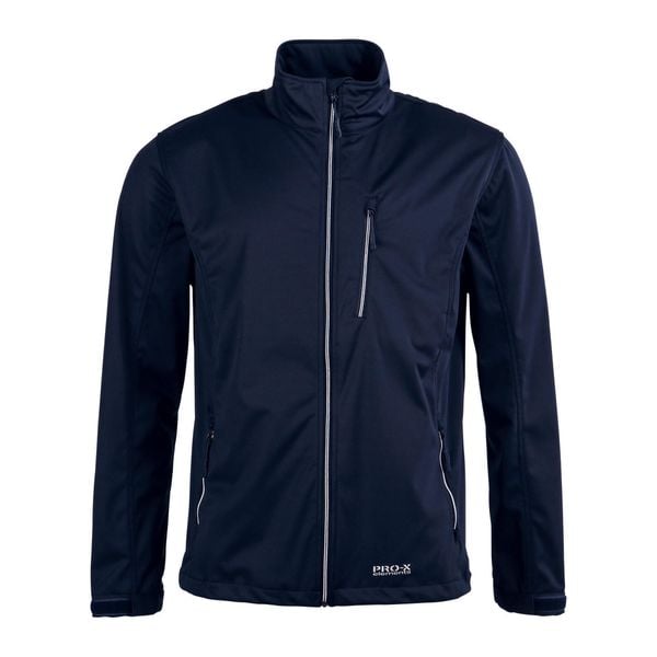 Kurtka softshell Pro-X Elements Dario. Niebieskie kurtki PRO-X ELEMENTS, bez wzorów, z softshellu, bez kaptura. Za 334.00 zł.