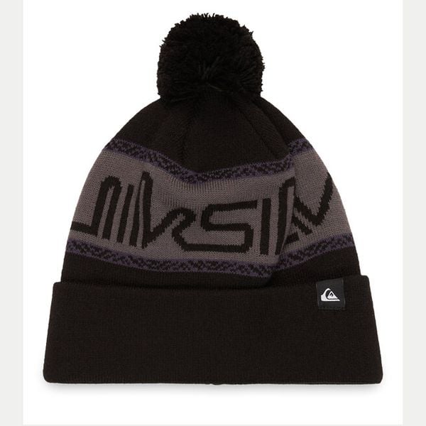 Czapka Quiksilver. Czarne czapki zimowe Quiksilver, bez wzorów. Za 129.99 zł.