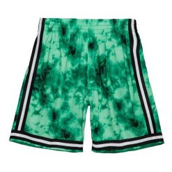 Szorty Boston Celtics Galaxy Swingman 1985/86. Zielone szorty Mitchell & Ness, bez wzorów, sportowe. Za 457.50 zł.