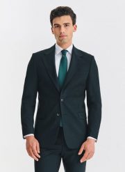 PAKO LORENTE - Wełniana zielona marynarka garniturowa. Zielone garnitury Pako Lorente, do pracy, bez wzorów, z wełny. Za 1,699.99 zł.