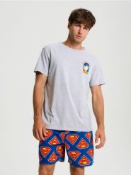 Piżama dwuczęściowa Superman - wielobarwny. Piżamy Sinsay, l, bez wzorów, bez ramiączek. Za 49.99 zł.