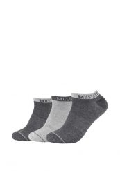 3 pack Męskie Skarpety MUSTANG dark grey mix MU33031 – 9703. Szare skarpety Mustang, bez wzorów. Za 59.99 zł.