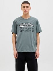 Jack & Jones Koszulka "Jjelogo" w kolorze szarym rozmiar: XXL. Szare bezrękawniki Jack & Jones, xxl, bez wzorów, z bawełny, bez kołnierzyka, bez ramiączek. Za 41.79 zł.