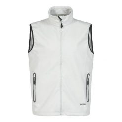 Kurtka softshell bez rękawów Musto Ess. Białe kurtki Musto, bez wzorów, z softshellu, bez kaptura. Za 553.00 zł.