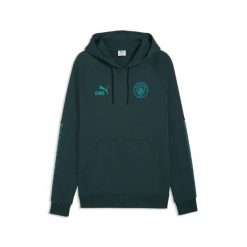 Męska bluza z kapturem Manchester City KING PUMA. Niebieskie bluzy z kapturem Puma, m, bez wzorów, z kapturem. Za 299.00 zł.