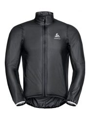 Odlo Kurtka kolarska "Zeroweight Waterproof" w kolorze czarnym rozmiar: S. Czarne kurtki outdoor i hardshell ODLO, s, bez wzorów, bez kaptura. Za 287.51 zł.