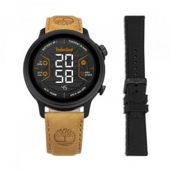 Zegarek Męski Timberland TDIGB0064503-SET. Czarne zegarki Timberland. Za 797.35 zł.