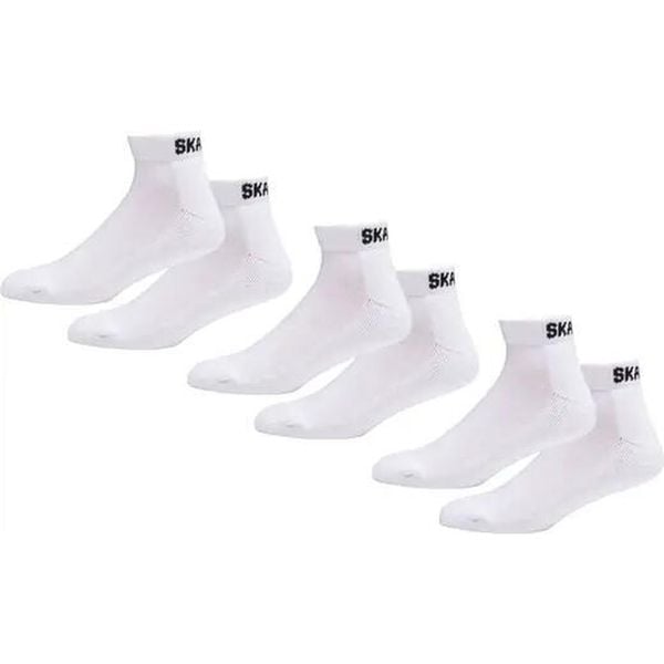 Odzież Skarpety unisex SkatePro Ankle Socks 3-Zestaw - Biały - 46-48. Biała skarpety SKATEPRO, bez wzorów. W wyprzedaży za 23.99 zł.
