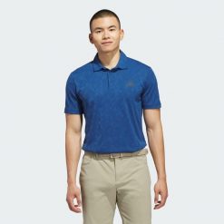 Koszulka Polo Ultimate365 Jacquard. Niebieskie koszulki polo Adidas, m, bez wzorów, bez kołnierzyka, bez ramiączek, na golfa. Za 279.00 zł.