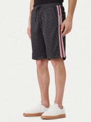 Guess Szorty sportowe Z6GD12 K3220 Czarny Regular Fit. Czarne krótkie spodenki sportowe Guess, m, z aplikacjami, z syntetyku. Za 379.99 zł.