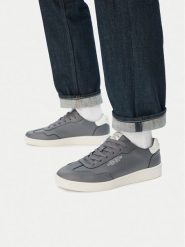 Guess Jeans Sneakersy CWBEO-LUNARI-03 WE Szary. Szare buty sportowe casual Guess Jeans, z aplikacjami, z jeansu, bez zapięcia. Za 279.99 zł.