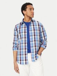 Tommy Jeans Koszula DM0DM22791 Niebieski Regular Fit. Niebieskie koszule Tommy Jeans, m, bez wzorów, z bawełny, bez kołnierzyka, bez ramiączek. Za 349.99 zł.