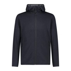 Bluza męska CMP Zip Hood. Szare bluzy CMP, m, bez wzorów, bez kaptura. Za 239.99 zł.