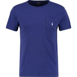 Polo Ralph Lauren CUSTOM FIT Tshirt basic yale blue. Czarne koszulki polo marki Polo Ralph Lauren, z materiału. W wyprzedaży za 175.20 zł.