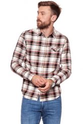 KOSZULA WRANGLER LS 1PKT FLAP SHIRT RED W5932SN47 112129736. Czerwone koszule Wrangler, m, bez wzorów, bez kołnierzyka, bez ramiączek. W wyprzedaży za 79.99 zł.