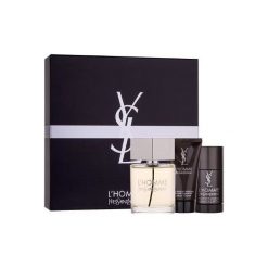YVES SAINT LAURENT L Homme Zestaw dla mężczyzn EDT 100ml + 75ml Deostick + 50ml Żel pod prysznic. Zestawy kosmetyków marki YVES SAINT LAURENT. Za 290.71 zł.