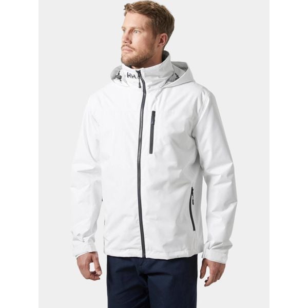 Kurtka Żeglarska Męska Helly Hansen Crew HD Midlayer 2. Białe kurtki Helly Hansen, m, bez wzorów, bez kaptura. W wyprzedaży za 599.20 zł.