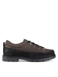 Badura Półbuty DAVID-01 MI08 Szary. Szare eleganckie półbuty Badura, bez wzorów, z nubiku, bez obcasa, bez zapięcia. Za 209.99 zł.