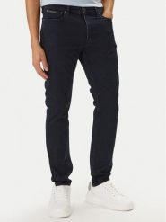 Calvin Klein Jeansy LV04RF930G Czarny Slim Taper Fit. Czarne jeansy CALVIN KLEIN, m. Za 489.99 zł.