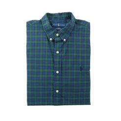 Second life - Koszule klasyczne męskie Slim Fit - Jak nowy. Niebieskie sztyblety RALPH LAUREN, bez wzorów, z materiału, bez obcasa, bez zapięcia. Za 207.36 zł.