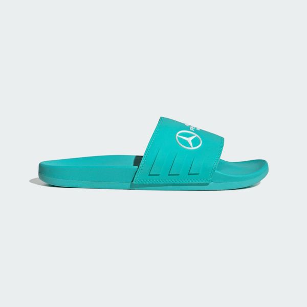 Klapki Mercedes - AMG Petronas Formula One Team adilette Comfort. Białe klapki Adidas, z gumy. Za 233.95 zł.