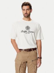 Polo Ralph Lauren T-Shirt 710B28747001 Beżowy Regular Fit. Brązowe koszulki polo Polo Ralph Lauren, l, bez wzorów, z bawełny, bez kołnierzyka, bez ramiączek. Za 466.99 zł.