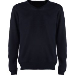 Granatowy Sweter L'Aquila. Niebieskie swetry nierozpinane Born2be, na jesień, l, bez wzorów, bez kołnierzyka, bez ramiączek. Za 59.99 zł.