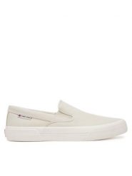 Tommy Jeans Tenisówki Slip On Canvas Color EM0EM01544 Beżowy. Brązowe trampki Tommy Jeans, m, bez wzorów, bez zapięcia. Za 219.99 zł.
