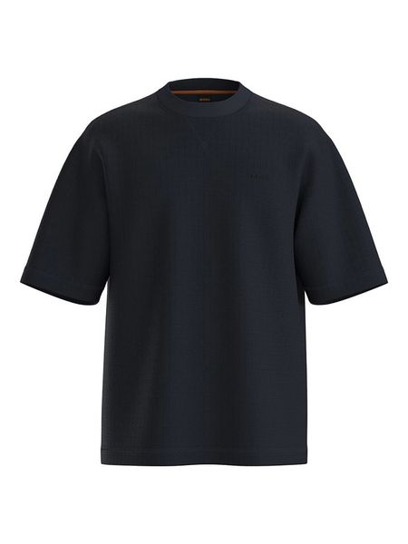 Hugo Boss Fashion Koszulka w kolorze granatowym rozmiar: S. Niebieskie bezrękawniki Hugo Boss Fashion, s, bez wzorów, z bawełny, bez kołnierzyka, bez ramiączek. Za 186.45 zł.