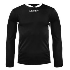 Męska Koszulka Biegowa Dusseldorf ML Długie Rękawy Czarny-Biały. Białe bluzki z długim rękawem Legea, m, bez wzorów, z poliesteru, bez kołnierzyka, bez ramiączek. W wyprzedaży za 52.00 zł.