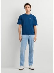 Pepe Jeans Koszulka "John" w kolorze niebieskim rozmiar: S. Niebieskie bezrękawniki Pepe Jeans, s, bez wzorów, z bawełny, bez kołnierzyka, bez ramiączek. Za 91.99 zł.