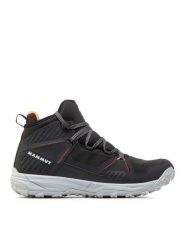 Mammut Trekkingi Saentis Pro Wp 3030-04100-00533 Czarny. Czarne botki sznurowane Mammut, bez wzorów, z materiału, bez obcasa, bez zapięcia. Za 759.99 zł.