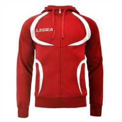 Kurtka rozgrzewkowa Męska Tunezja czerwono-biała. Białe kurtki Legea, m, bez wzorów, z poliesteru, bez kaptura. W wyprzedaży za 68.00 zł.