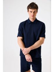 Garcia Koszula - Regular fit - w kolorze granatowym rozmiar: XXL. Niebieskie koszule Garcia, xxl, bez wzorów, bez kołnierzyka, bez ramiączek. Za 110.81 zł.
