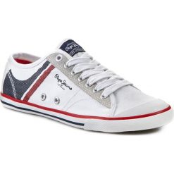 Trampki PEPE JEANS - Tenis Print PMS30090 White 800. Trampki marki Pepe Jeans. W wyprzedaży za 199.00 zł.