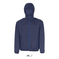 Windbreaker Sol's Shore. Niebieskie kurtki przeciwdeszczowe SOL'S, m, bez wzorów, bez kaptura. Za 152.00 zł.